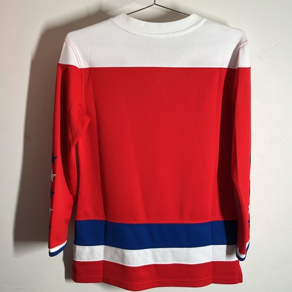 Washington Capitals Fanatics Womens Retro Breakaway Jersey Red Sz Small - Picture 9 of 9